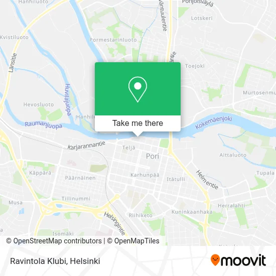 Ravintola Klubi map