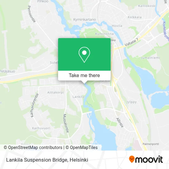 Lankila Suspension Bridge map