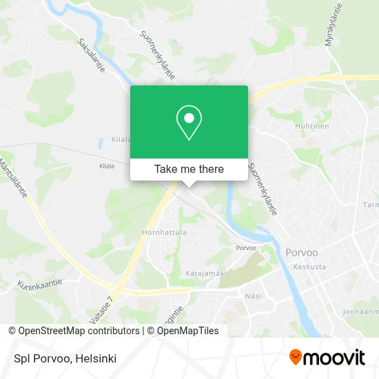 Spl Porvoo map