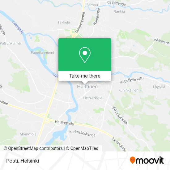Posti map