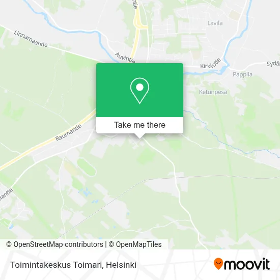 Toimintakeskus Toimari map