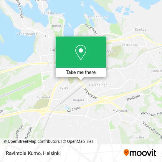 Ravintola Kumo map