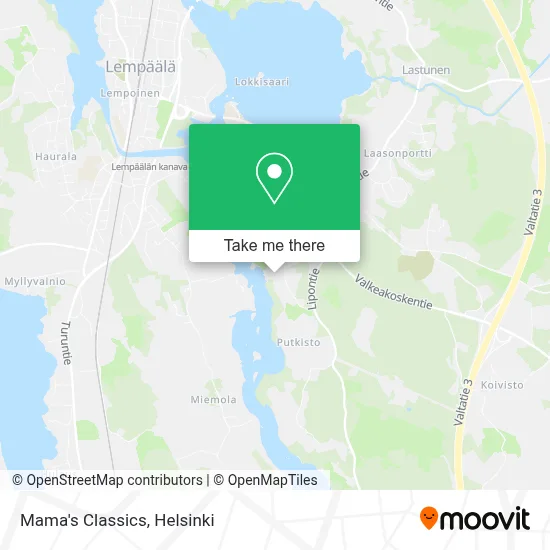 Mama's Classics map