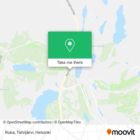 Ruka, Talvijärvi map