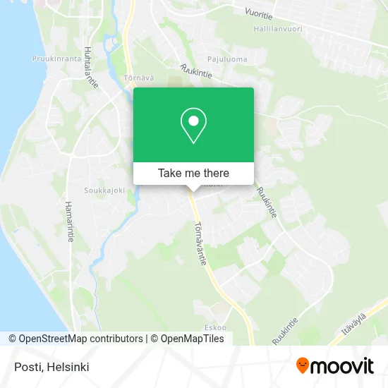Posti map