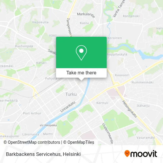 Barkbackens Servicehus map