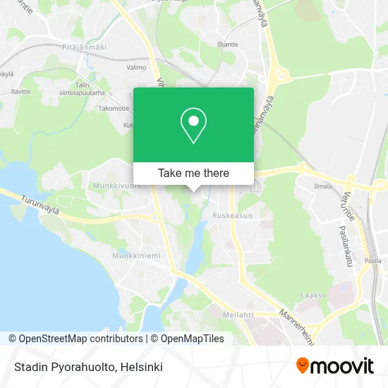 Stadin Pyorahuolto map