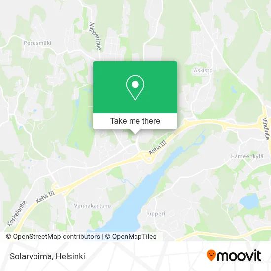 Solarvoima map