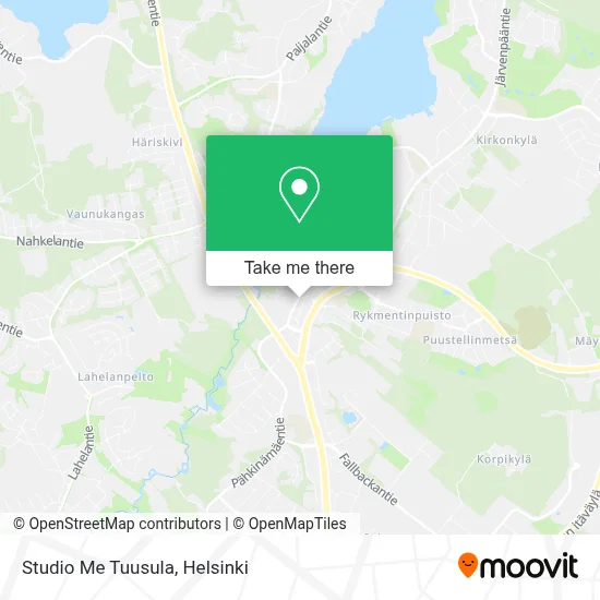 Studio Me Tuusula map
