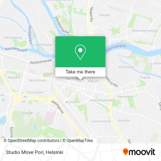 Studio Move Pori map