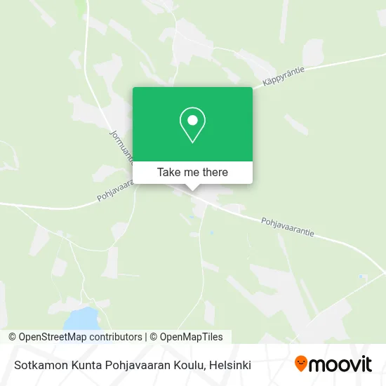 Sotkamon Kunta Pohjavaaran Koulu map