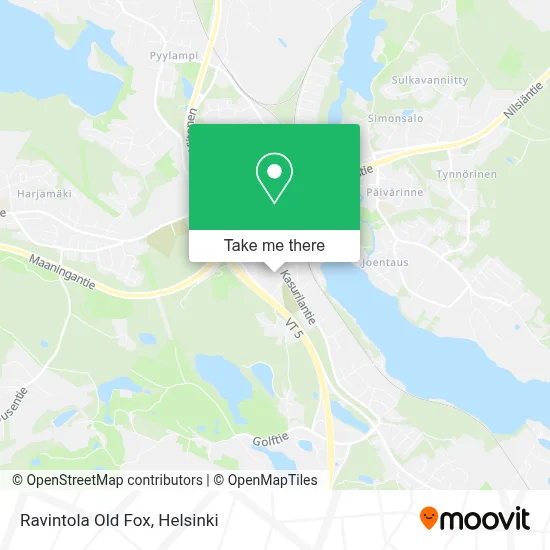 Ravintola Old Fox map
