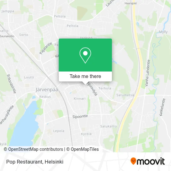 Pop Restaurant map