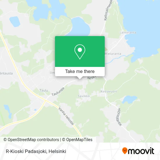 R-Kioski Padasjoki map