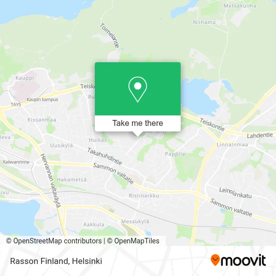 Rasson Finland map