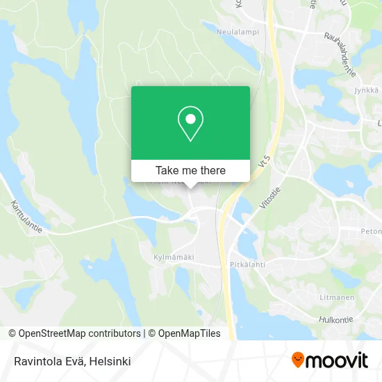 Ravintola Evä map