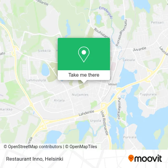 Restaurant Inno map