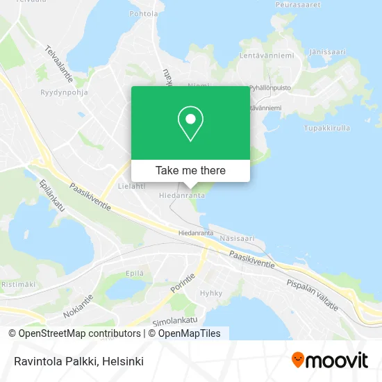Ravintola Palkki map