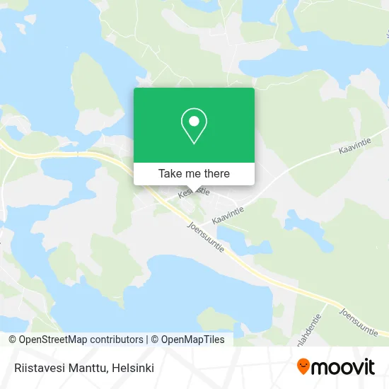 Riistavesi Manttu map
