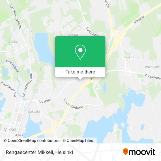 Rengascenter Mikkeli map