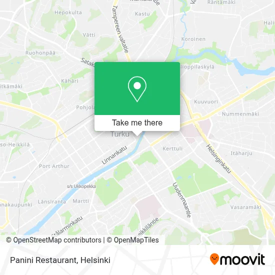 Panini Restaurant map