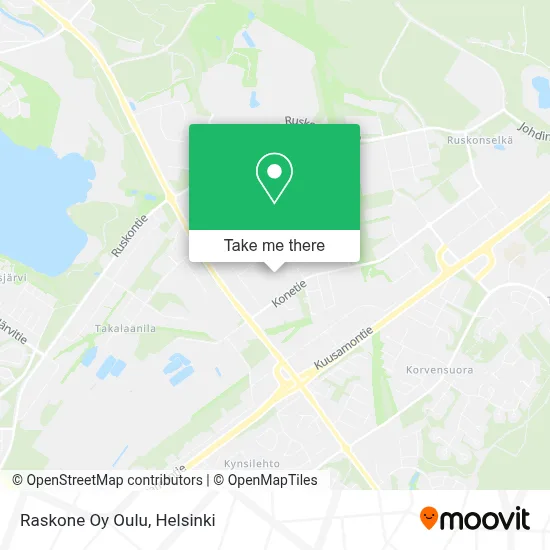 Raskone Oy Oulu map
