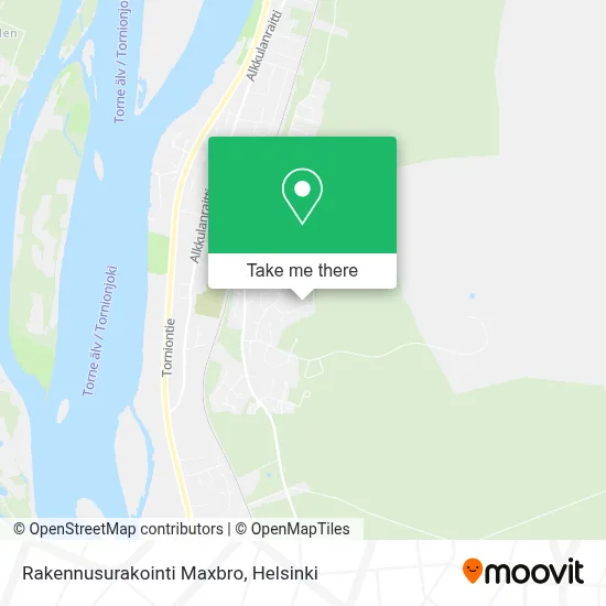 Rakennusurakointi Maxbro map