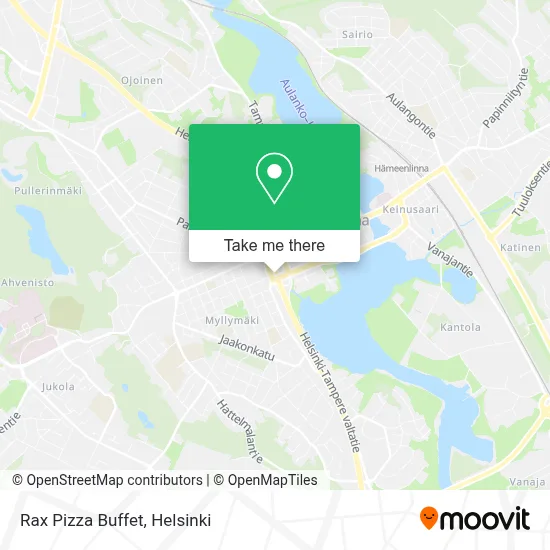 Rax Pizza Buffet map