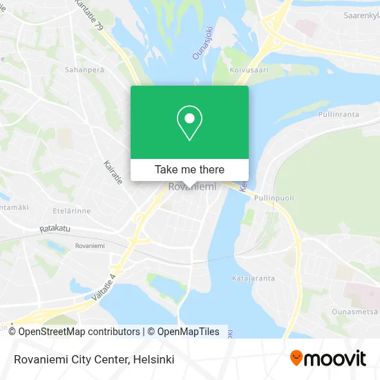 Rovaniemi City Center map