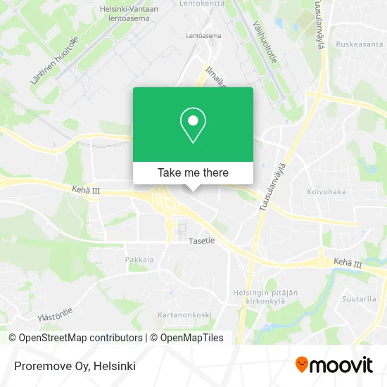 Proremove Oy map