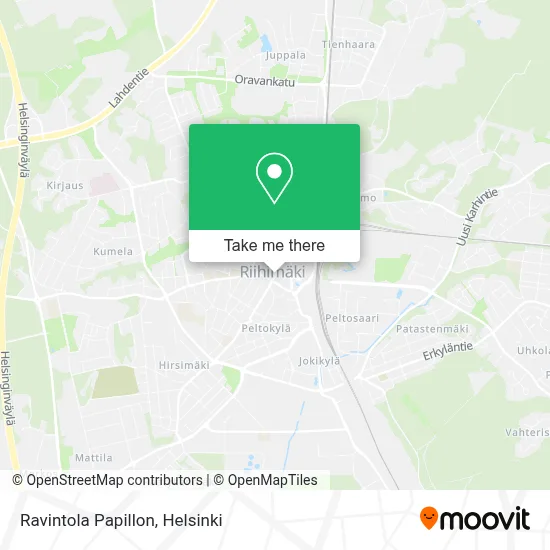 Ravintola Papillon map