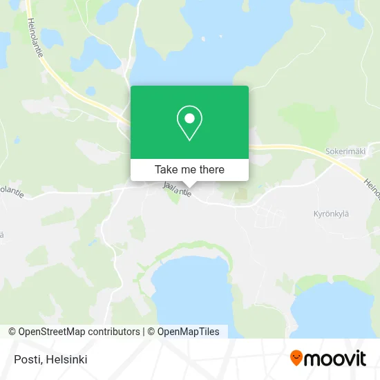 Posti map