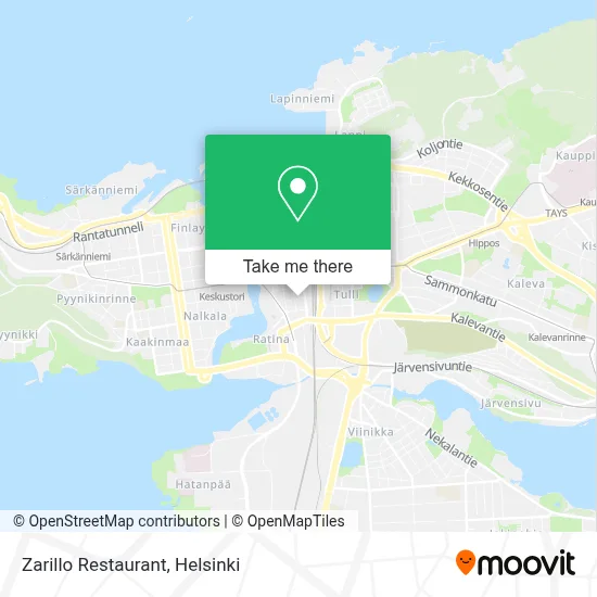 Zarillo Restaurant map