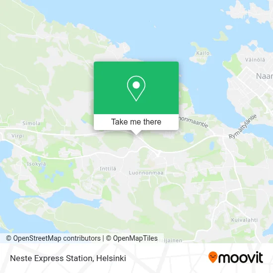 Neste Express Station map