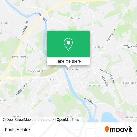 Posti map