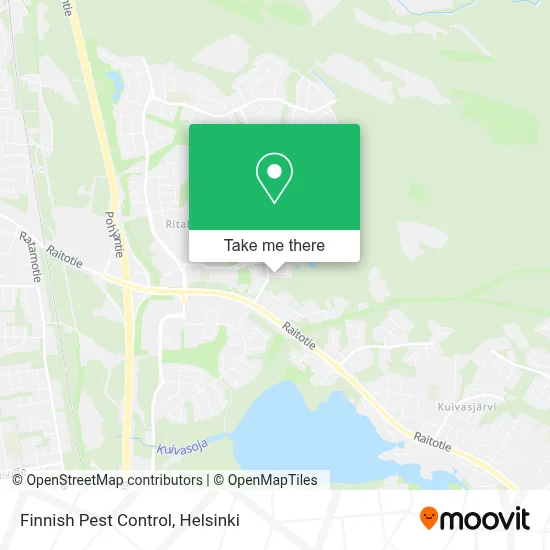 Finnish Pest Control map