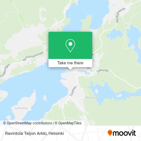 Ravintola Teijon Arkki map
