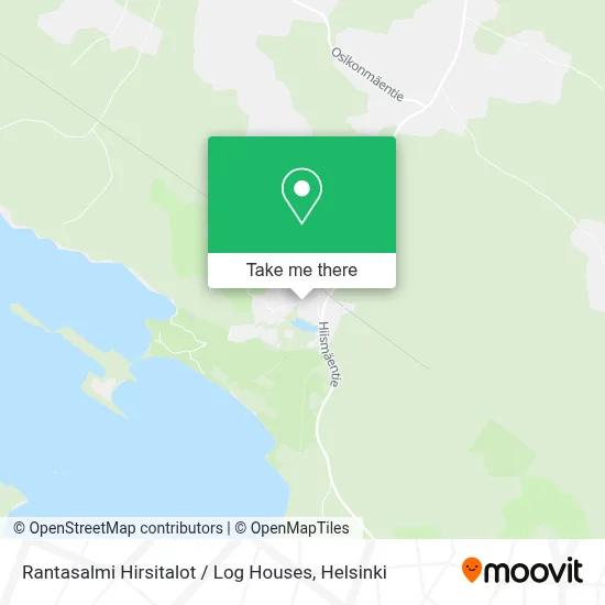 Rantasalmi Hirsitalot / Log Houses map