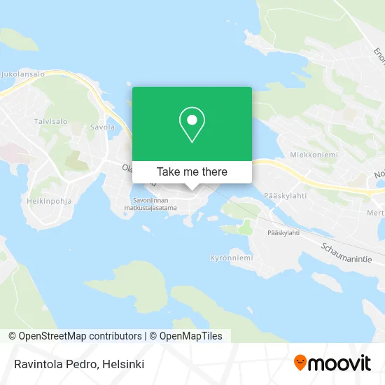 Ravintola Pedro map