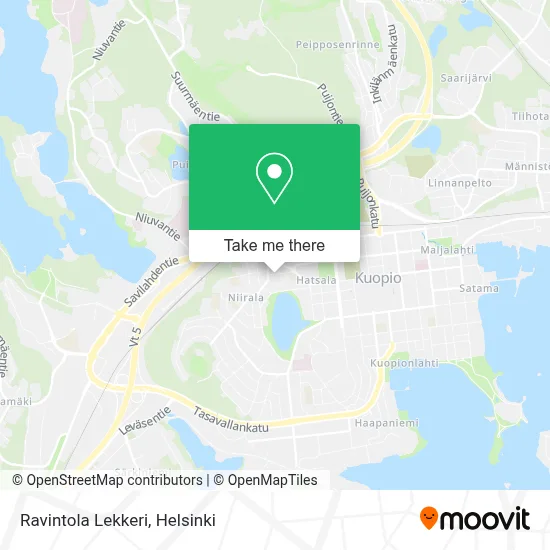 Ravintola Lekkeri map