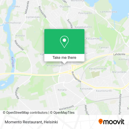 Momento Restaurant map