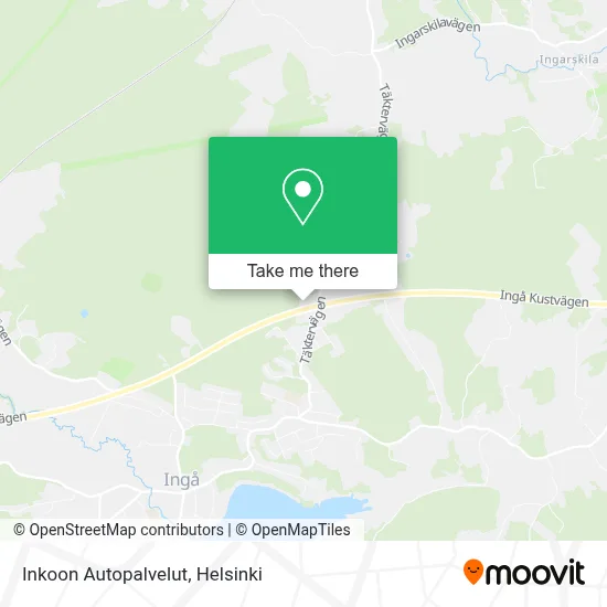 Inkoon Autopalvelut map