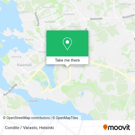 Condite / Varasto map