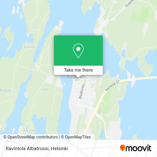 Ravintola Albatrossi map