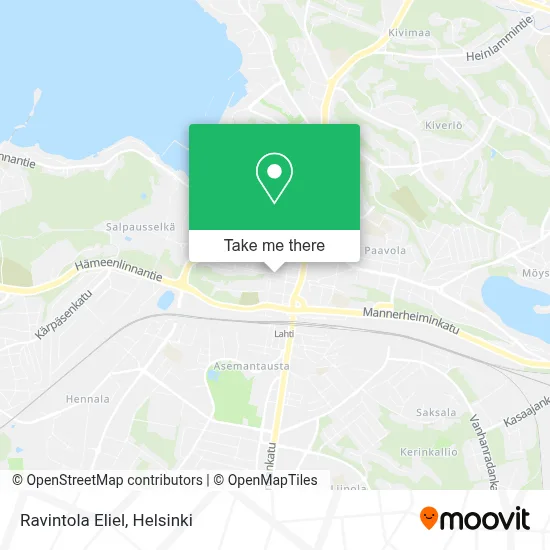Ravintola Eliel map