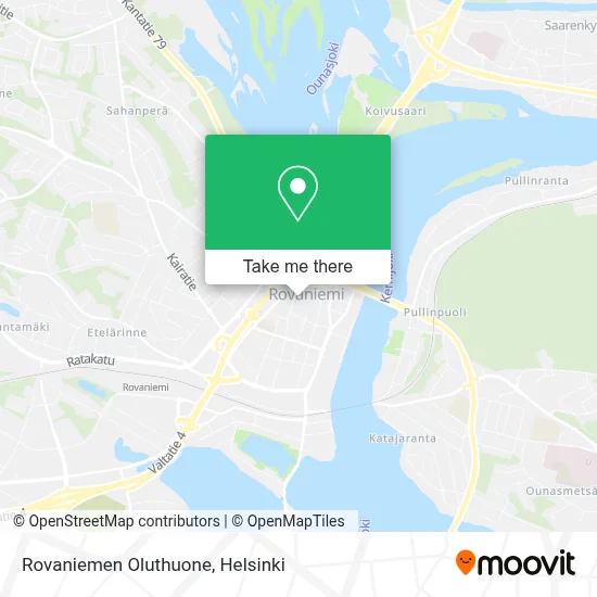 Rovaniemen Oluthuone map
