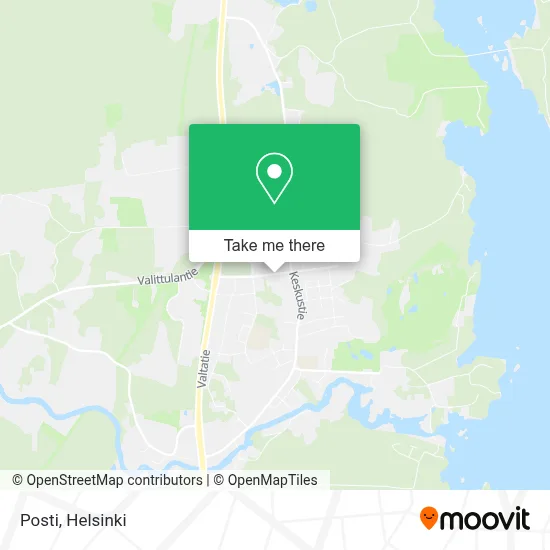 Posti map