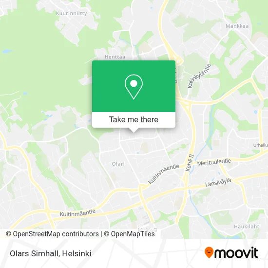Olars Simhall map
