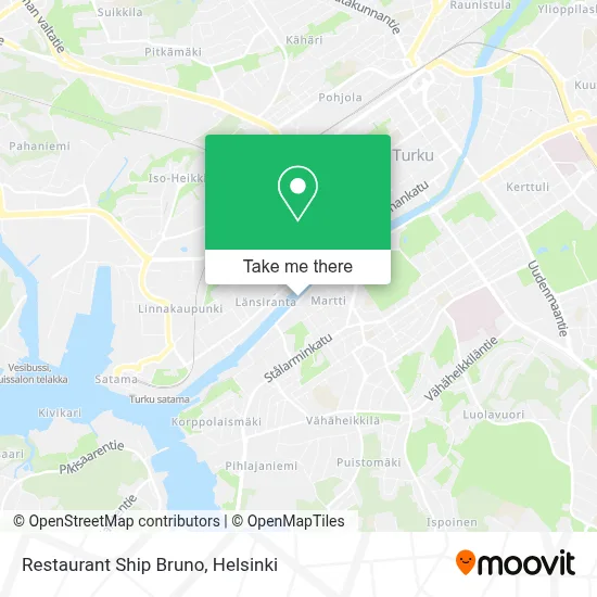 Restaurant Ship Bruno map