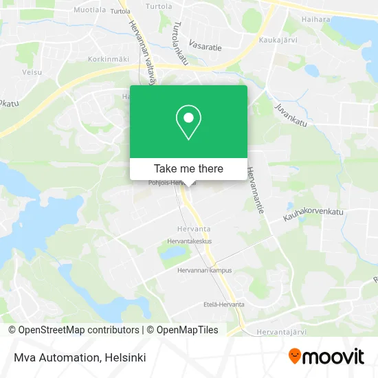 Mva Automation map